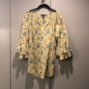 Chaps Ruffled Sleeve Shirt